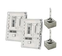 HUVNEXA Allumeur de Ballast au xénon avec Fil avec Bulu, for , A4 S4 D1S D2S D2R LAD5GL 4 Broches 12V 89035113 Ballast de Phare au xénon(2pcs-ballast-D1S)