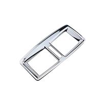 HUVNEXA Autocollant de garniture de ventilation de sortie arrière de boîte d'accoudoir central de style de voiture en ABS chromé modifié, for Peugeot, 3008 année 2014 2015 Garniture décorative pour gr