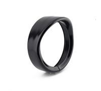 HUVNEXA Black/Chrome 7" Headlight Passing Lights Lamps Trim Ring | for Bezel Visor Cover FOR Harley