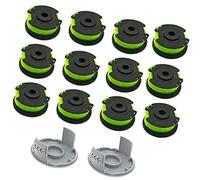 HUVNEXA Bobine de fil de rechange pour coupe-bordures, 0,079" (2,1 cm | à alimentation automatique et capuchon, pour Ryobi, RAC142 36 V, pour coupe-bordures sans fil RLT36B33 RY36LT33A-0 (12