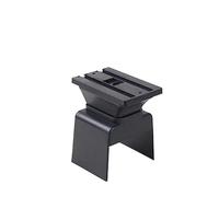 HUVNEXA Boîte d'accoudoir de voiture, boîte de rangement de Console centrale, style de voiture avec porte-gobelet, accessoires USB, for Peugeot, 307 Accoudoir de voiture(BLACK Base Only)