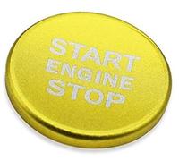 HUVNEXA Boîtier d'anneau de bouton démarrage du moteur, for VW, for, Phideon Teramont, couvertures d'accessoires d'intérieur décoration Garniture du bouton de démarrage/arrêt du moteur d