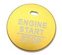 HUVNEXA Boîtier d'anneaux d'arrêt de démarrage à un bouton for décoration moteur d'allumage intérieur automatique, for Civic, 2018 Garniture du bouton de démarrage/arrêt du moteur d