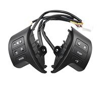 HUVNEXA Boutons de bouton commutation commande volant multifonction voiture, pour TOYOTA, pour Corolla ZRE150L ZRE151L ZRE152L 2007-2009 84250-0220 Bouton de commande audio(Schwarz)