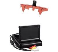 HUVNEXA Caméra arrière de véhicule Caméra de recul, pour feu Stop Voiture Berlingo 2008-2016 avec écran d'affichage 4.3 Vue arrière(Black Foldable Screen)