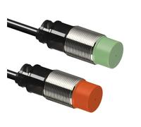 HUVNEXA Capteur de proximité inductif M18, interrupteur de proximité en métal non encastré, 24 V CC, NPN, PNP, 8 mm, Pr18-8dn, Pr18-8dp Capteur photoélectrique optique(Pr18-8dn)