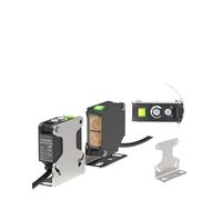 HUVNEXA Capteur photoélectrique carré E3jk-tr12, faisceau traversant, sortie relais universelle 24-240 V CA/CC, interrupteur photoélectrique diffus Capteur photoélectrique optique(E3jk-tr12)