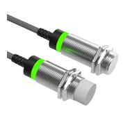 HUVNEXA Capteurs de proximité inductifs longue distance M18 NPN PNP 10-30 V CC, for portée, 8 mm 16 mm, interrupteur sans contact, non encastré Capteur photoélectrique optique(10mm Dc 2-wire Nc)