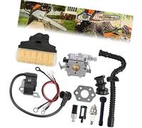 HUVNEXA Carburateur, for tronçonneuse MS210 MS230 MS250 021 023 025, remplace WT-286 1123-120-0605 avec filtre à air, bobine d'allumage, bougie Bobine d'allumage