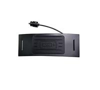 HUVNEXA Chargeur sans fil de voiture, for, for A6 C7 RS6 A7, porte-gobelet, cadre intérieur, accessoires garniture, téléphone 12 Qi Support de chargement de téléphone de voiture sans(For A6 C7)