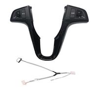 HUVNEXA Commutateur de commande de volant multifonction de voiture 1 pièce, pour boutons Bluetooth pour Hyundai Verna Solaris, pour Audio Bouton de commande audio(BLACK Army n)