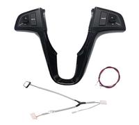 HUVNEXA Commutateur de commande de volant multifonction de voiture 1 pièce, pour boutons Bluetooth pour Hyundai Verna Solaris, pour Audio Bouton de commande audio(BLACK Lav)