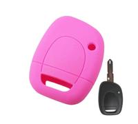 HUVNEXA Coque de Protection en Silicone for clé de Voiture à 1 Bouton, for Clio, Kangoo, Twingo Étui pour clé de Voiture(Pink)