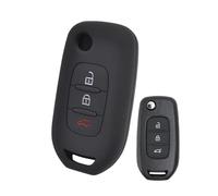 HUVNEXA Coque de Protection en Silicone for clé de Voiture à 3 Boutons, for Kadjar, Captur, Symbol Koleos, Megane 2016 2017 2018 Étui pour clé de Voiture