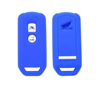 HUVNEXA Coque de Protection en Silicone for clé télécommande à 2 Boutons PCX 150 Hybride, X-ADV, SH125, Scoopy SH300, Forza 125 300 Scooter Étui pour clé de Voiture(Blue)