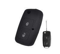 HUVNEXA Coque de Protection en Silicone for clé télécommande de Voiture à 2 Boutons, for VW, Skoda, Octavia, Fabia, Superb 1998-2008 Étui pour clé de Voiture