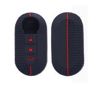 HUVNEXA Coque de Protection en Silicone for clé télécommande, for Fiat, 500 Panda Punto Bravo Doblo, for Peugeot, Boxer, for Citroën, Relay, Ducato, for Lancia, Musa Étui pour clé de Voiture