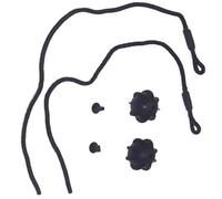 HUVNEXA Cordon de Tablette arrière, for VW, for Polo, OE : 1K6863447A9B9, 1K6863447A Cordons Sangles Plateau Sac Rangement Coffre Cordon d'attache pour Porte-Bagages de véhicule