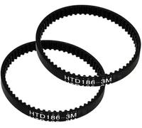 HUVNEXA Courroies d'aspirateur, 2 pièces, Courroie crantée HTD186-3M, for Karcher FC3 FC5 (Premium), Outils de Nettoyage ménager for sols durs, Accessoires d'aspirateur Courroie d'aspirateur