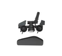 HUVNEXA Couvercle de Lave-Phare Avant, Capuchon de buse de pulvérisation de Phare, for, for BMW, Série 3 E46 323i 325i 330i 1997 1998 1999 2000 2001 2002 2003 Cache de buse de Lave-phares(LH Set)