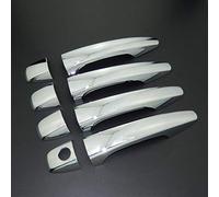HUVNEXA Couvercle de poignée de porte latérale chromé et couvercle de cuvette de porte, for citroën, c-elysee 2012 - 2016, style de voiture ABS Couvre-poignée de porte de voiture(Door Handle Covers)