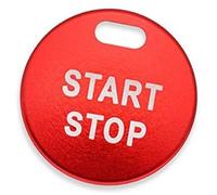 HUVNEXA Couvercles d'anneaux de bouton d'arrêt démarrage du moteur avec boîtier à trous, for NISSAN, for Qashqai, J10 J11 Juke Garniture du bouton de démarrage/arrêt du moteur d