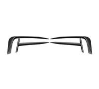 HUVNEXA Couverture de paupière sourcil Phare antibrouillard Voiture 4 pièces, for Jetta, MK7 2019-2021 séparateur becquet Ventilation latérale Pare-Chocs Avant en Fiber Carbone Cache antibrouillard