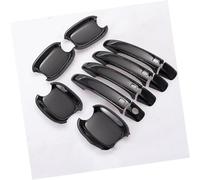 HUVNEXA Couverture de poignée de porte extérieure de voiture, pour A5 2009-2016 style autocollant de bol noir brillant Sticker de poignée de porte de voiture
