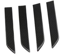 HUVNEXA Couverture de poignée de porte extérieure de voiture, pour modèle X 2016-2018 4 pièces autocollant de protection en fibre de carbone véritable 3D Sticker de poignée de porte de voiture