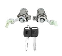 HUVNEXA Cylindre de serrure de porte avant, 72185 S9a 013, gauche/droite, avec 2 clés, for Civic, CR-V Element, Odyssey S2000 Loquet de verrouillage de porte de voiture