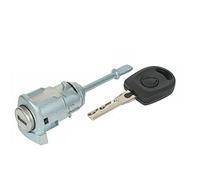 HUVNEXA Cylindre de Serrure de Porte conducteur à Anneau Gauche, for Seat, Cordoba Ibiza III 6L3837167B 6L3837168B avec clé 2002 - 2008 Ensemble de Barillet de Serrure de Porte(RINGT1 x Key)