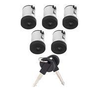 HUVNEXA Ensemble de barillets de serrure de porte de voiture, compatible avec EXPERT 806, for Citroën SYNERGIE JUMPY, noir Loquet de verrouillage de porte de voiture