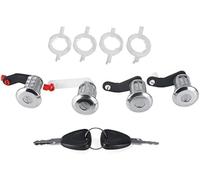 HUVNEXA Ensemble de cylindres de serrure de porte de voiture, for Renault, Master 2, Mascott, Opel, Movano 2, NISSAN, Interstar 1998-2008 7701470952 256524 Loquet de verrouillage de porte de voiture