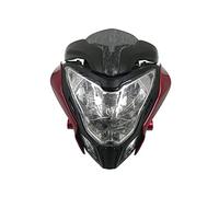 HUVNEXA Ensemble de phares avant noir orange rouge, BAJAJ, Pulsar 150 200 PULSAR150 PULSAR200 Témoin lumineux pour moto(Rot)