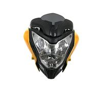 HUVNEXA Ensemble de phares avant noir orange rouge, BAJAJ, Pulsar 150 200 PULSAR150 PULSAR200 Témoin lumineux pour moto(Orange)