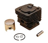 HUVNEXA Ensemble de Pistons de Cylindre de 39 mm, for pièces de Rechange for tronçonneuse de Jardin 3800 38CC Cylindre de Tondeuse à Gazon