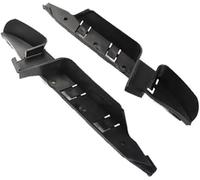 HUVNEXA Ensemble de support de pare-chocs 2 pièces pare-chocs pour avant gauche droit, pour support de guide fixation, renfort cadre montage, pour BMW, pour E60 E61, pour 525I
