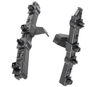 HUVNEXA Ensemble de support de pare-chocs Paire de supports guidage pare-chocs pour avant gauche droit, pour support calandre 622224EA0A, pour Nissan, pour Qashqai 2013 - 2021