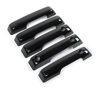 HUVNEXA For Ford, for Bronco 2021 2022 Accessoires de voiture 4 portes Garniture couvercle poignées porte latérales ABS Couvre-poignée de porte de voiture(Schwarz)