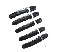 HUVNEXA For Ford, for Transit Custom, for Tourneo Accessoires 2014 2017 2019 2020 Garniture de couvercle poignée porte ABS Imitation fibre carbone Couvre-poignée de porte de voiture(5)
