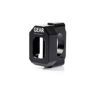 HUVNEXA for FZ1 FZ 1 FZ-1 2001-2012 2013 2014 2015 2016 Accessoires de Moto indicateur de Vitesse 1-6 Niveau Compteur de Vitesse Indicateur de Rapport de Moto(Black Bracket-Black)