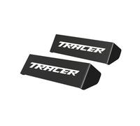 HUVNEXA For Trace9GT, chapeau d'instrument de moto, couverture compteur solaire, protection pics TFT avec pare-soleil, for Trace 9 GT 2021 2022 2023 Protection pare-brise moto(Black Trace)