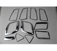 HUVNEXA Garniture de climatisation Couvercle de poignée porte sortie climatisation, 12 pièces, décoration ABS chromée, pour Solaris, Accent Car Hatchback 2011-2015 2011-2016(BLACK 11pcs MT)