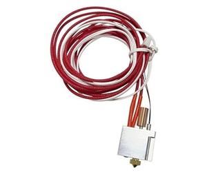 HUVNEXA Hotend, for Flsun SR/QQ-S Delta Hot End Kit Kit d'extrudeuse Tête d'impression Couvercle en silicone Bloc chauffant 24V 40W Tube chauffant à cartouche Thermistance, for remplacement d'accessoi