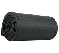 HUVNEXA Housse de Volant de Voiture Tresse de Camion Couverture Volant Voiture, pour 42/45/47/50Cm Accessoires Protection(Black B 47CM Black Thread)