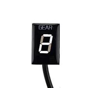 HUVNEXA Indicateur de Vitesse 1-6, Affichage de Vitesse Plug and Play, for Z750R Z 750R 2011 2012 Indicateur de Rapport de Moto(Black White)