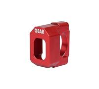 HUVNEXA Indicateur de Vitesse 1-6 Compteur d'affichage de Vitesse de Niveau, for FZH150 FZH-150 FZH 150 FZN150 FZN-150 2015 Indicateur de Rapport de Moto(Black Bracket-Red)