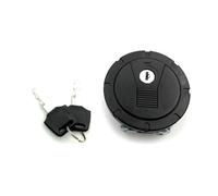 HUVNEXA Interrupteur d'allumage for moto KLR 650 1987-2007, avec jeu de clés, serrures de porte électriques, 6 fils Loquet de verrouillage de porte de voiture(BLACK 1x Tank Cap Lock)