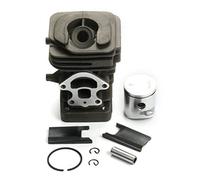 HUVNEXA Kit Cylindre 39 mm, for tronçonneuse HUS 235 236 236E 240 240E, Ensemble de Segments de Piston de Cylindre et de Clips de goupille de Remplacement Cylindre de Tondeuse à Gazon