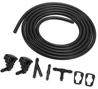 HUVNEXA Kit de buses lave-glace avant remplace 8S4Z17603AA, for Lincoln, for Ford Remplacement de la buse de lave-glace chauffante